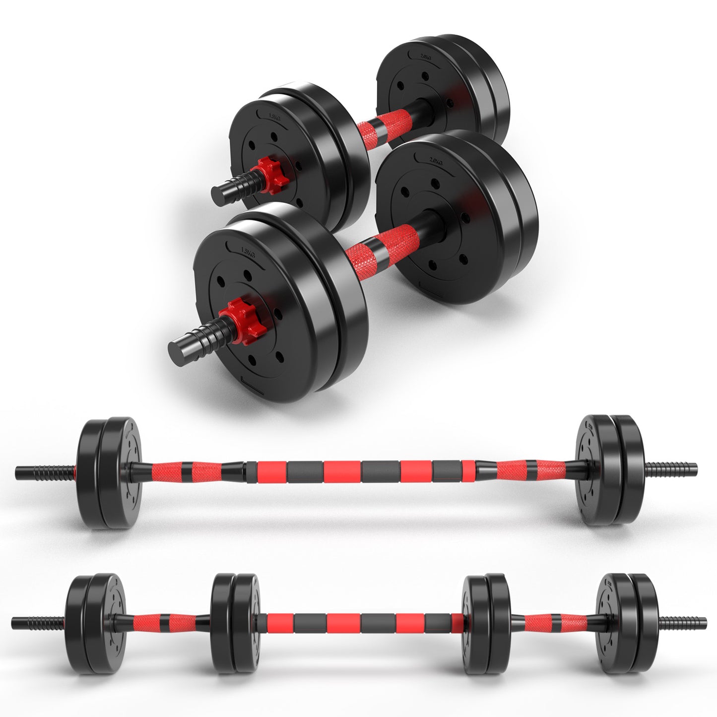 Set Mancuernas Fitmax 15 Kg PVC