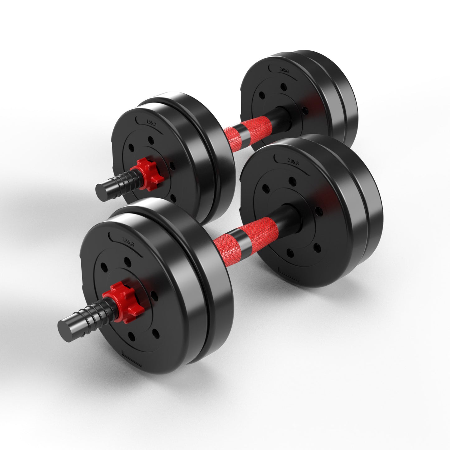 Set Mancuernas Fitmax 15 Kg PVC