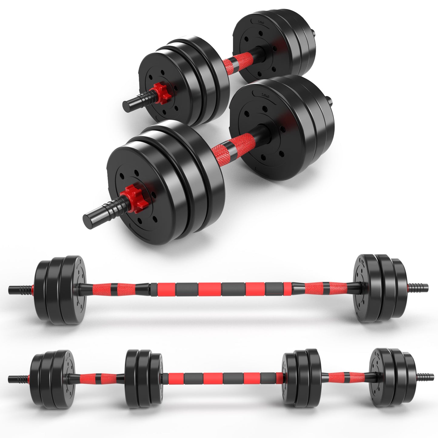 Set Mancuernas Fitmax 20 Kg PVC