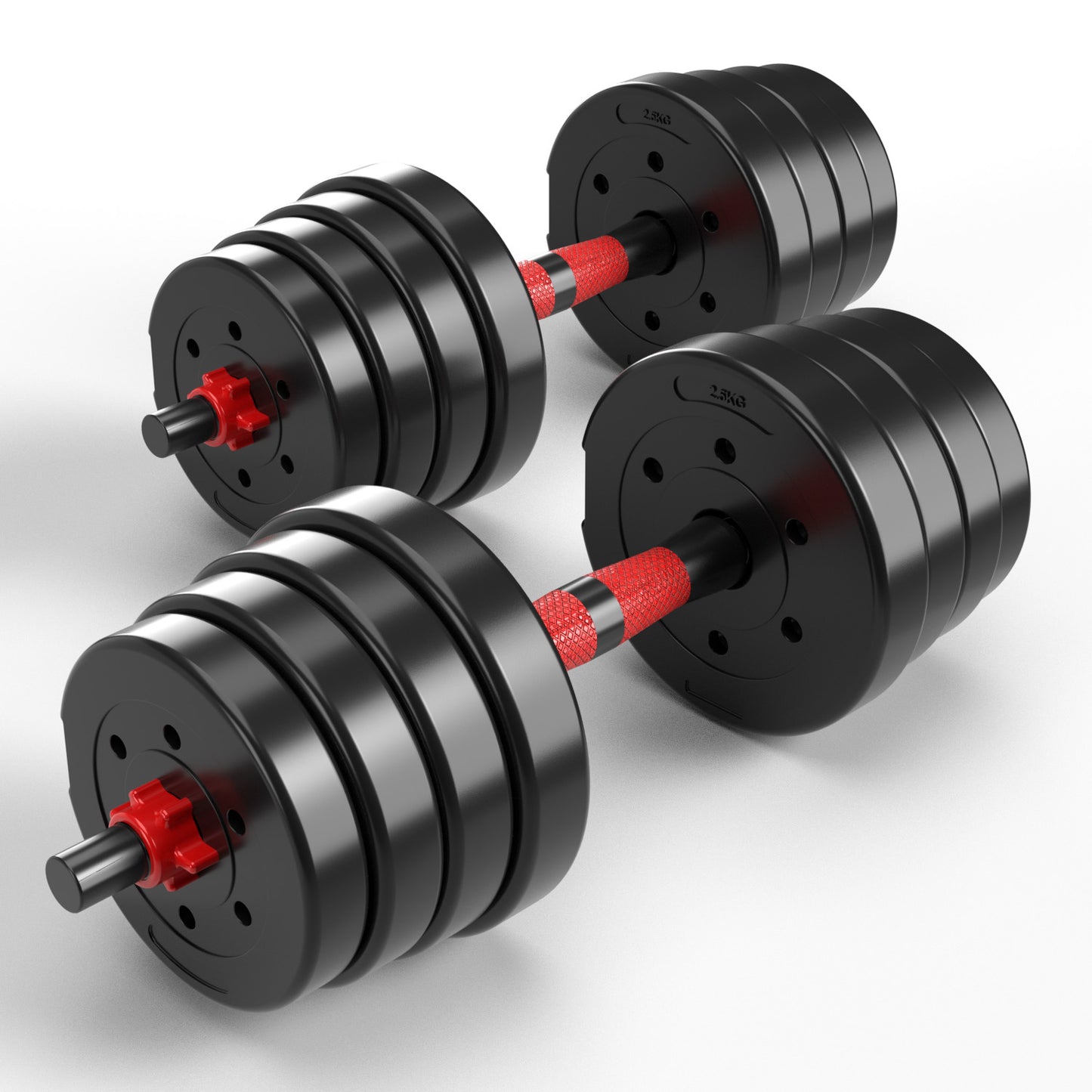 Set Mancuernas Fitmax 30 Kg PVC