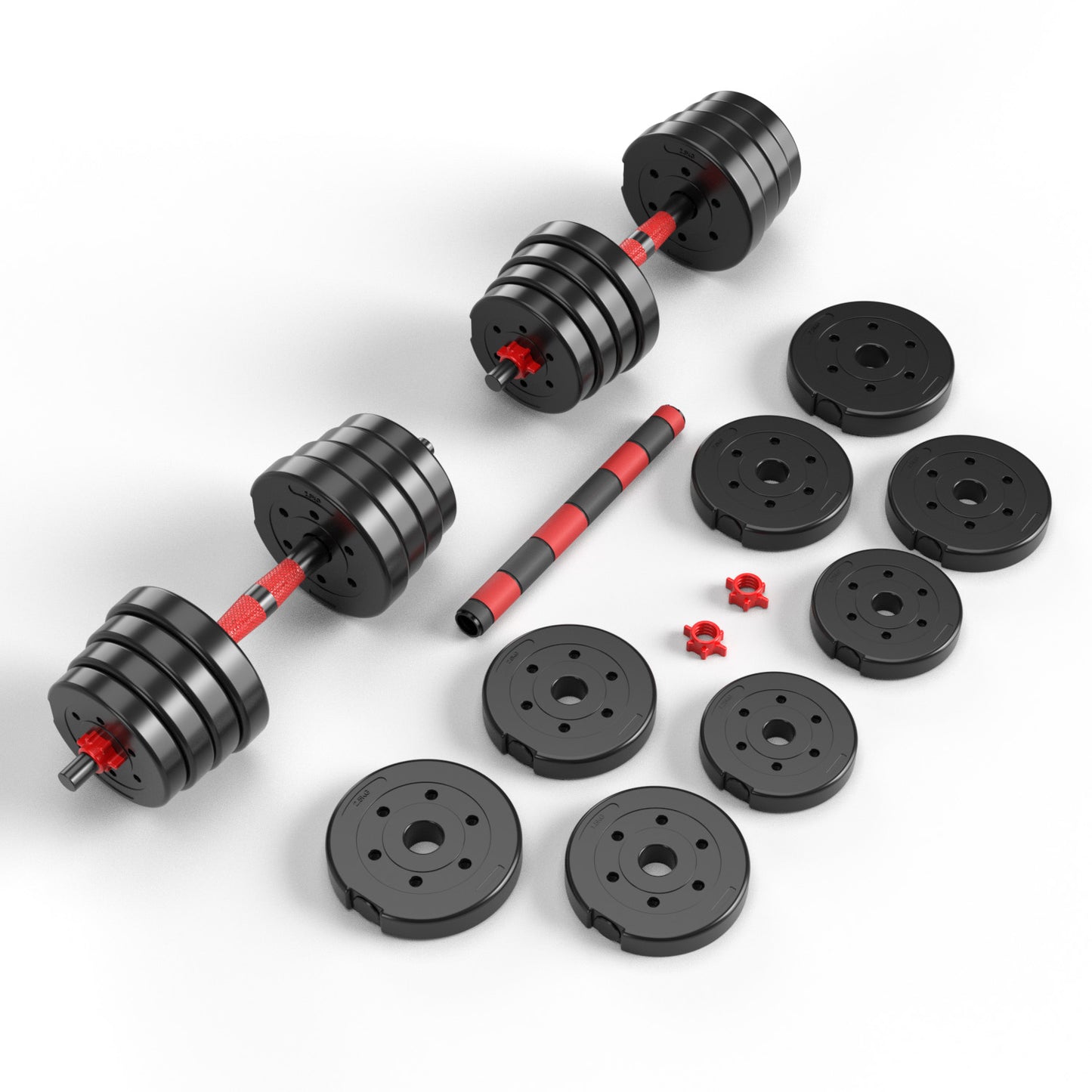 Set Mancuernas Fitmax 30 Kg PVC