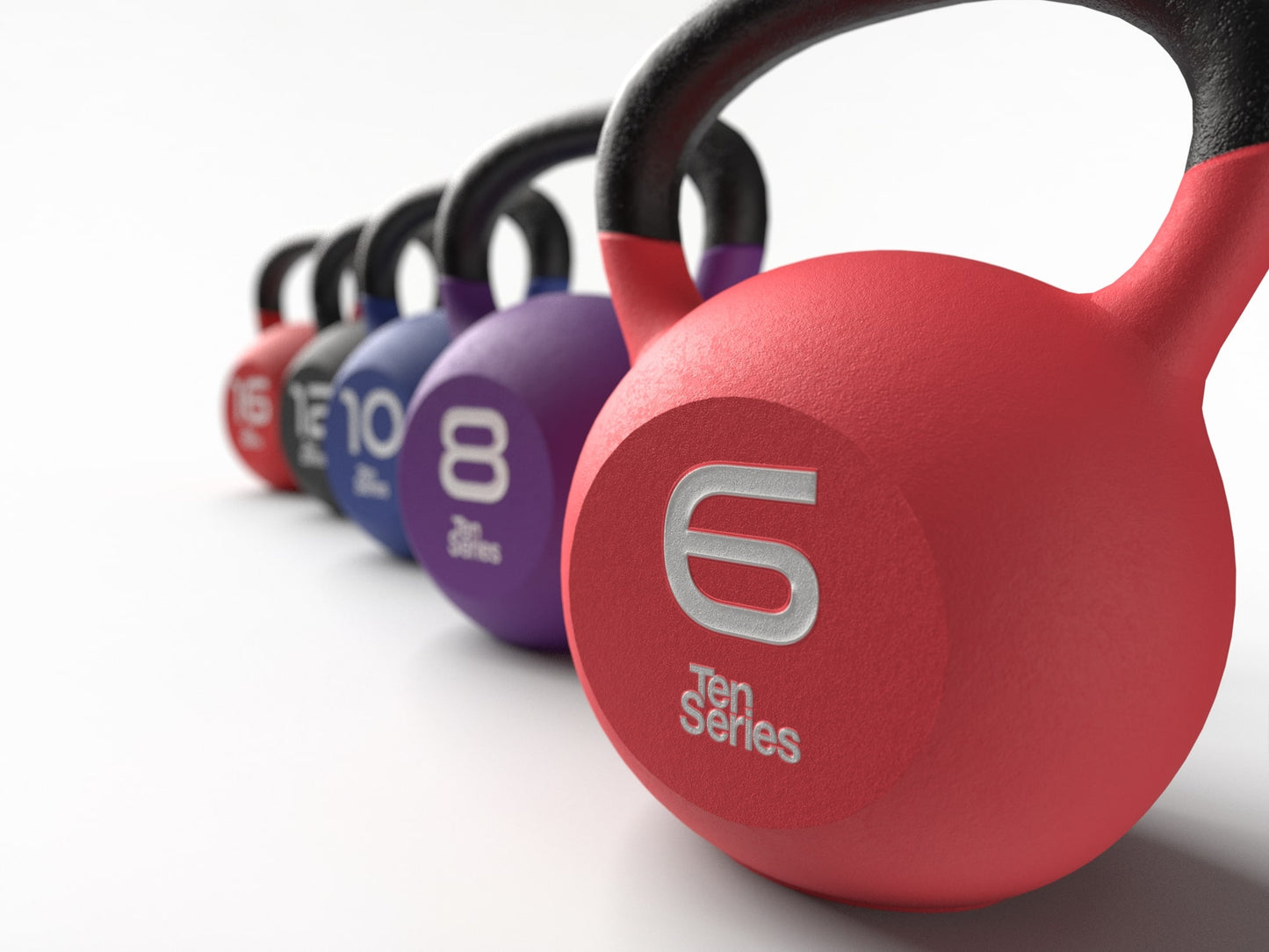 Kettlebell Neoprene 6 Kg Ten Series