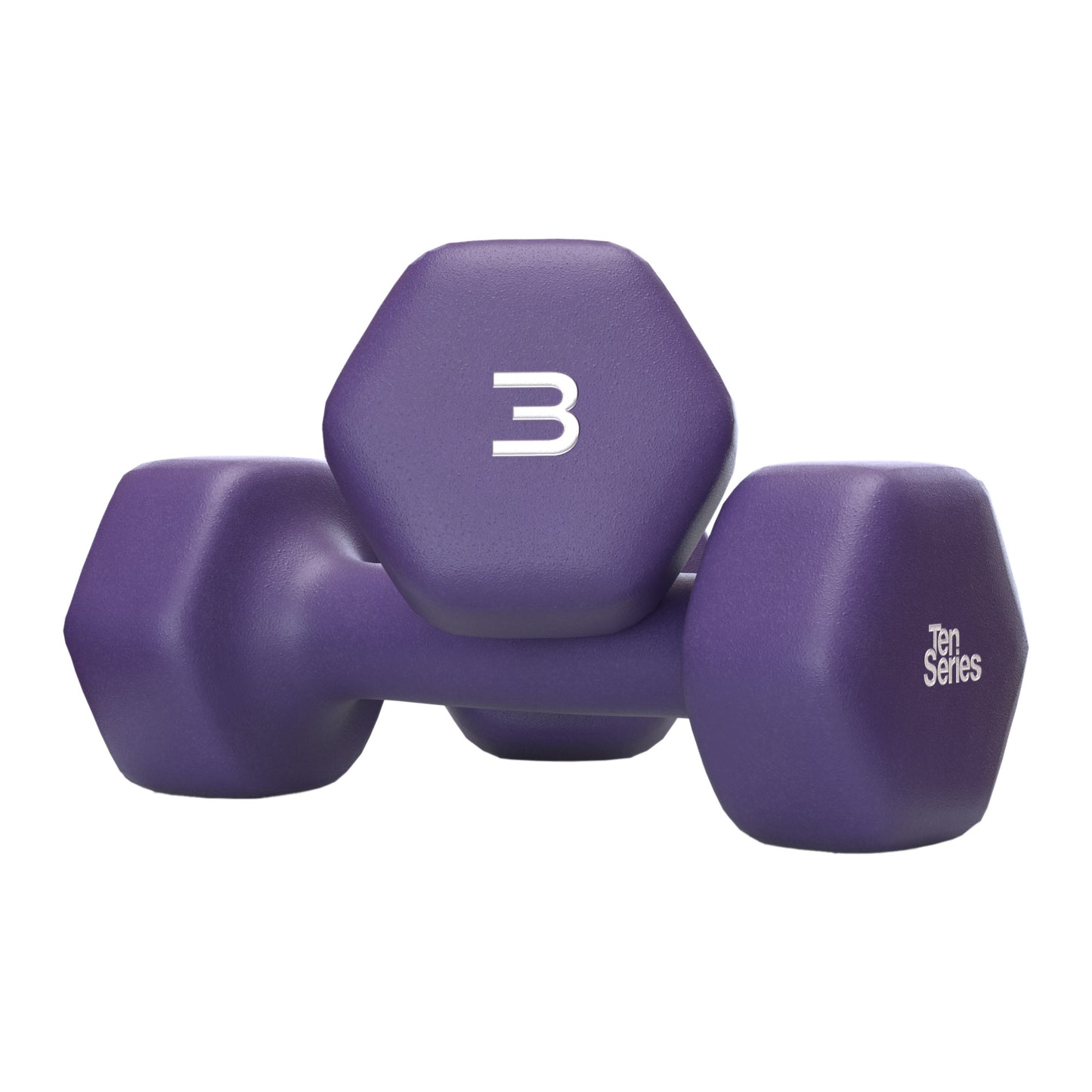 par de mancuernas de neopreno de 3kg, foto principal