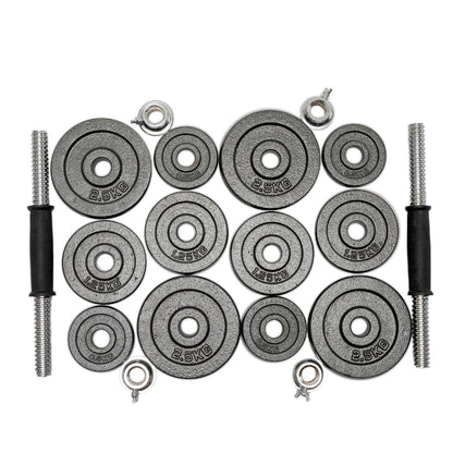 Set Mancuernas Hierro 20 Kg Ten Series