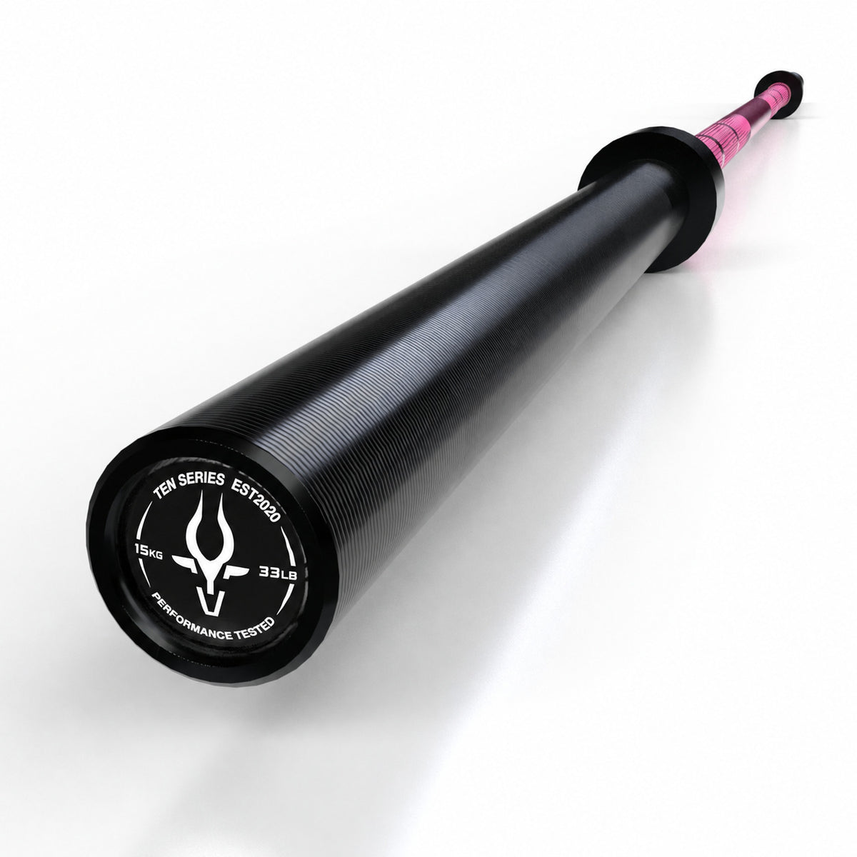 Barra Olímpica de Competición Tourmaline Rose 15 Kg Ten Series