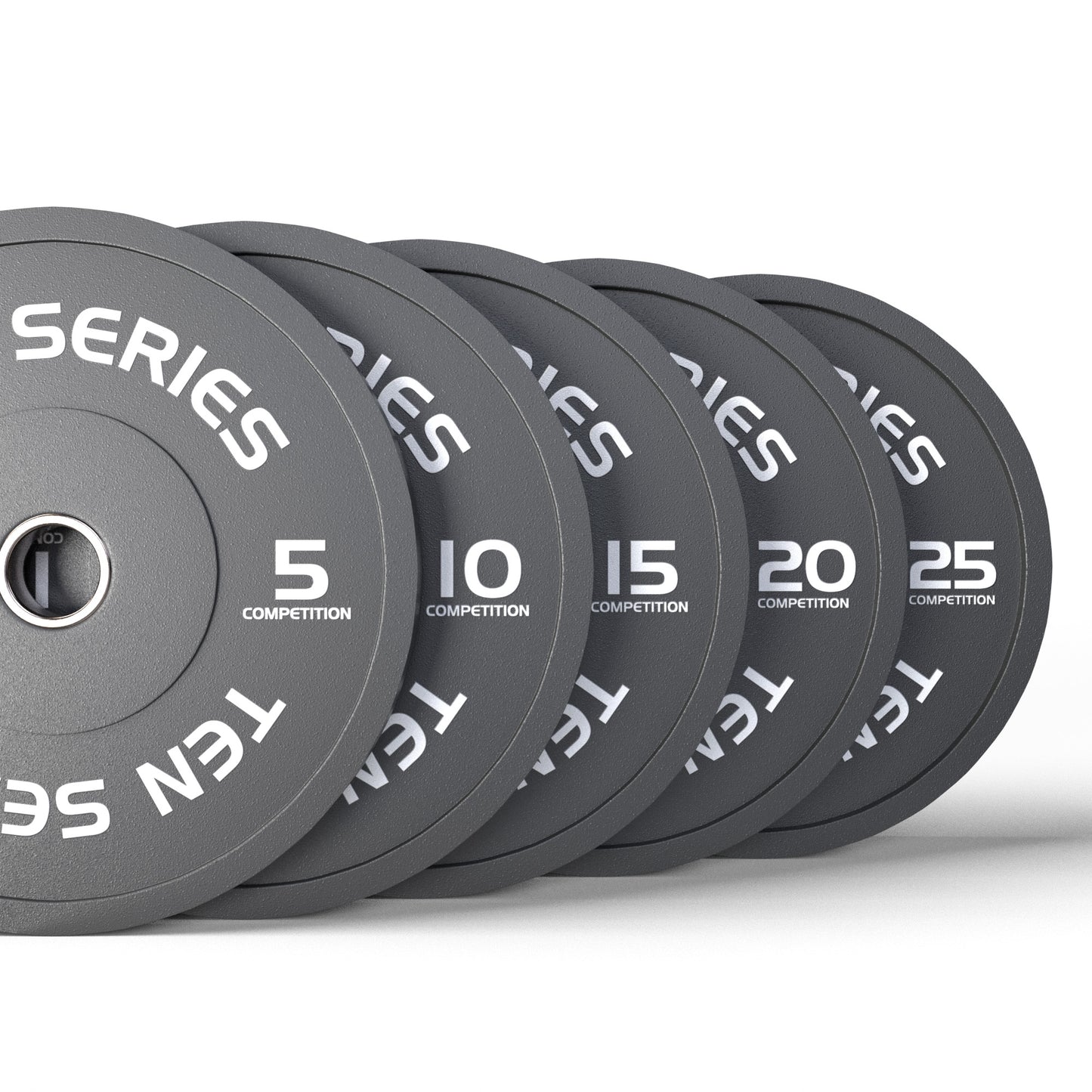 Discos Olímpicos Bumper (5-25 KG) Ten Series