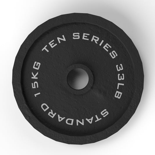 Disco Olímpico Hierro 15 Kg Ten Series