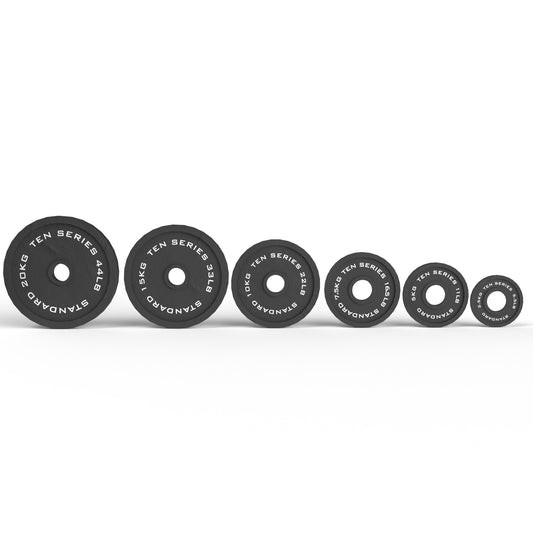 Discos Hierro Olímpico (2.5 kg a 20 KG) Ten Series