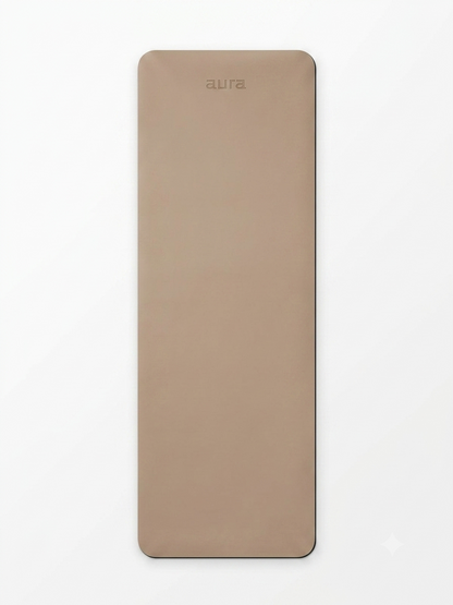 Mat de Yoga Profesional Aura Mocha 5 mm