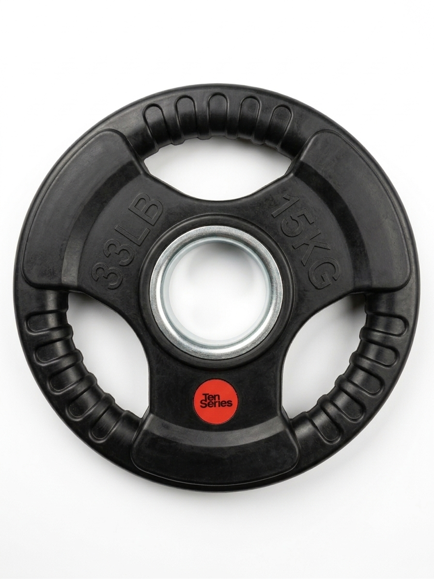 Disco Olímpico con Agarre (2.5 kg a 25 KG) Ten Series