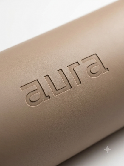 Mat de Yoga Profesional Aura Mocha 5 mm