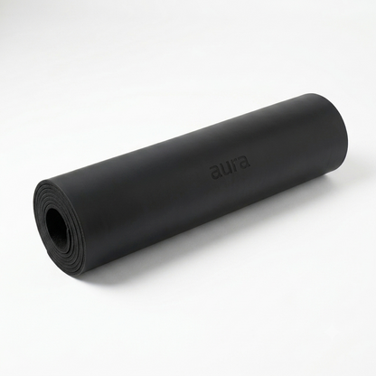 Mat de Yoga Profesional Aura Negro