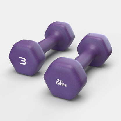 Par Mancuernas Neoprene 3 Kg Ten Series