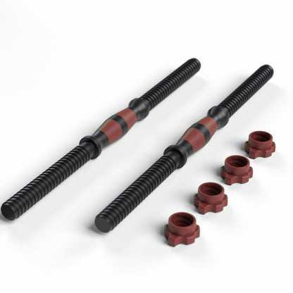 Set Mancuernas 2 en 1 Fitmax 30 Kg PVC Rojo