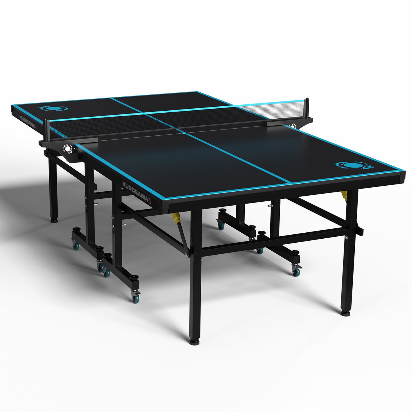 Mesa De Ping Pong Showa Blue Kurosawa - Reacondicionado