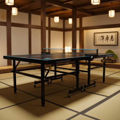 Mesa De Ping Pong Showa Blue Kurosawa - Reacondicionado