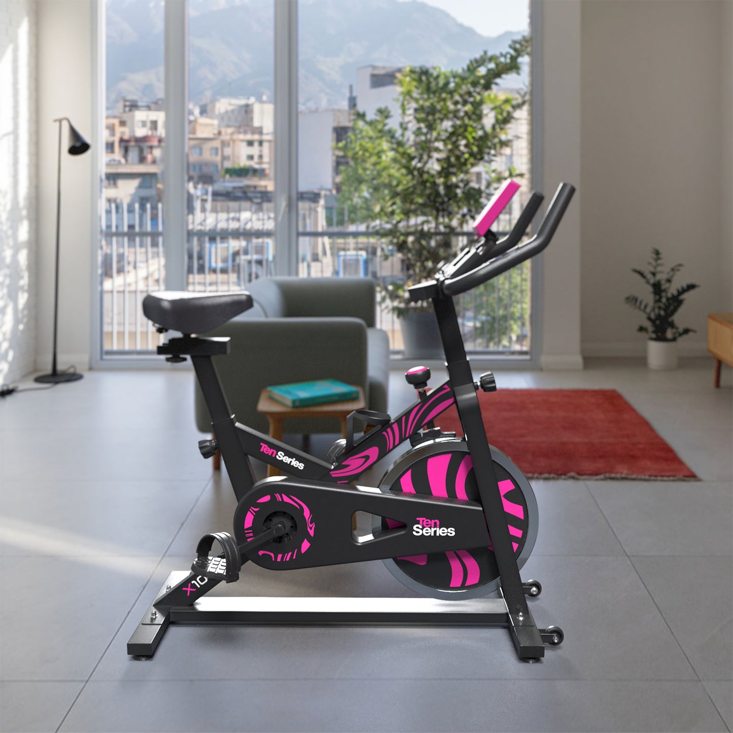 Bicicleta Spinning X1000Pink Ten Series