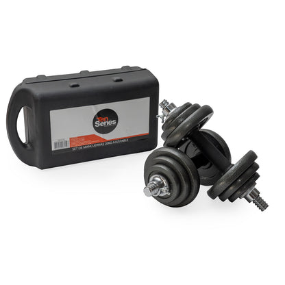 Set Mancuernas Hierro 20 Kg Ten Series