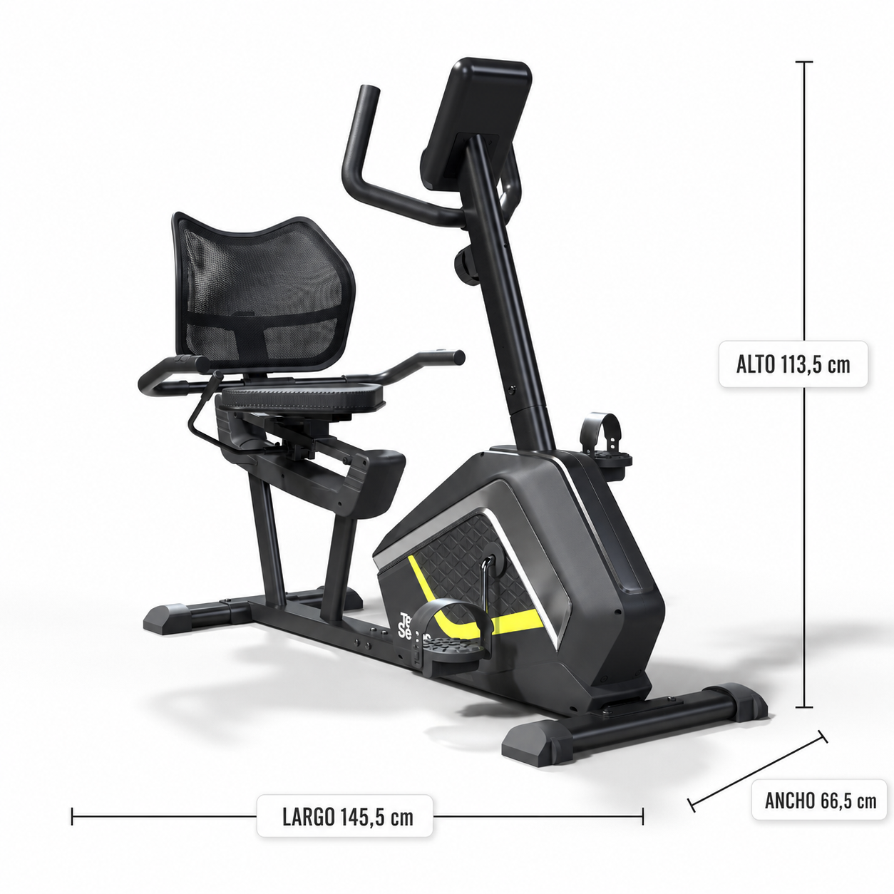 Bicicleta Estática Reclinada Ten Series M6000R