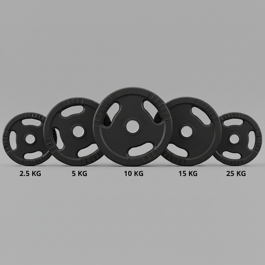 Discos Olímpicos con Agarre (2.5 kg a 25 KG) Ten Series