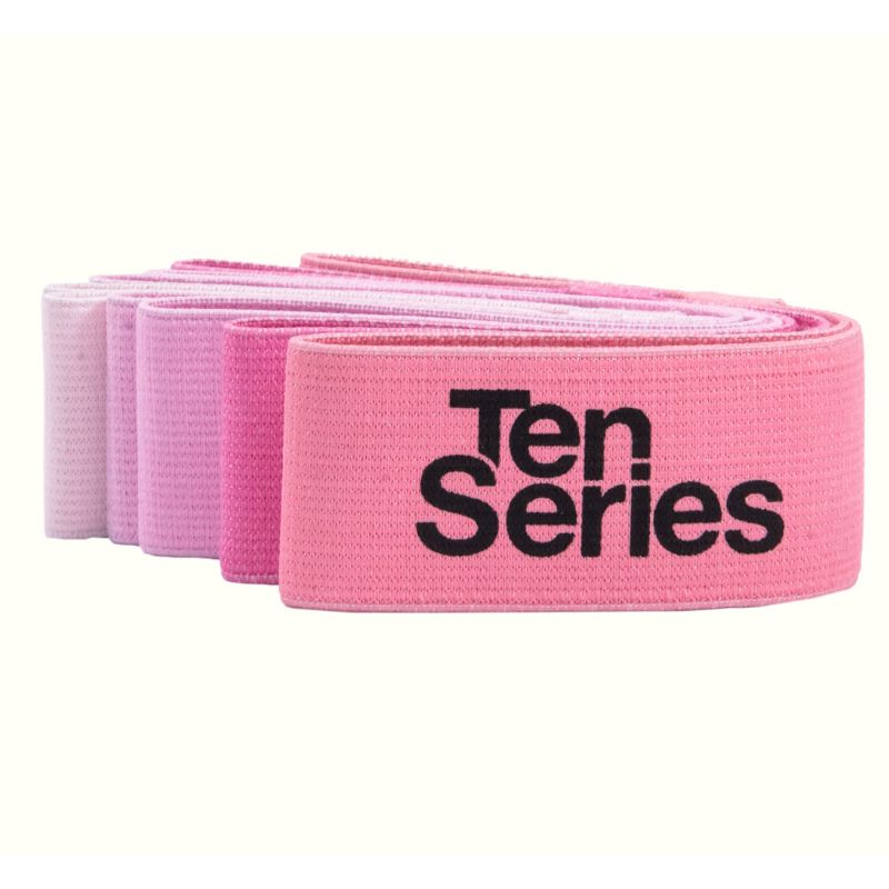 Set 5 Professional Resistence Band Pink Ten Series